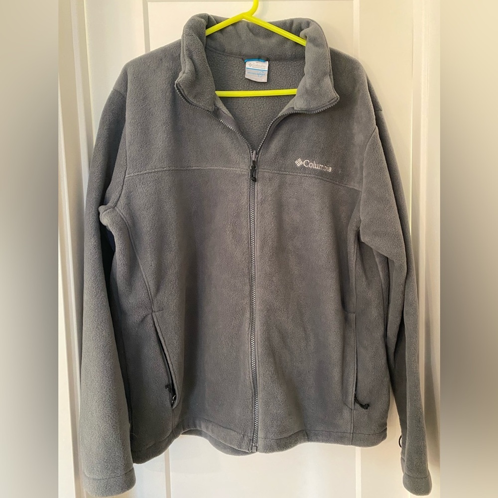 Columbia Gray Fleece Jacket Men’s